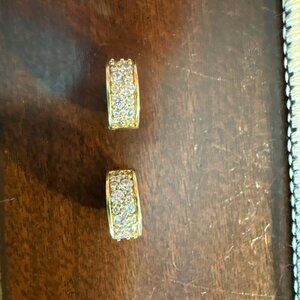 Pandora Gold Plated Pave Clear Cz Clip Set Of 2 768658C01